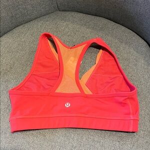 lululemon athletica Vibrant Red Sports Bra